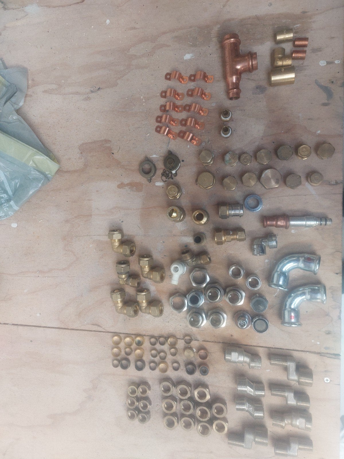 diversen koppelingen voor loodgieter, Ophalen, Koper