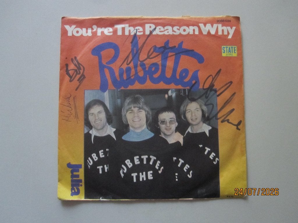 RUBETTES -  you' re the reason why - vinyl 7", Cd's en Dvd's, Gebruikt, 7 inch, Ophalen of Verzenden, Rock en Metal