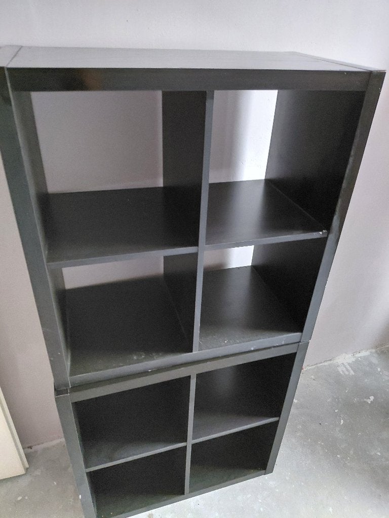 Ikea kallax 4 vaks opbergkast 2 stuks, Ophalen, Gebruikt