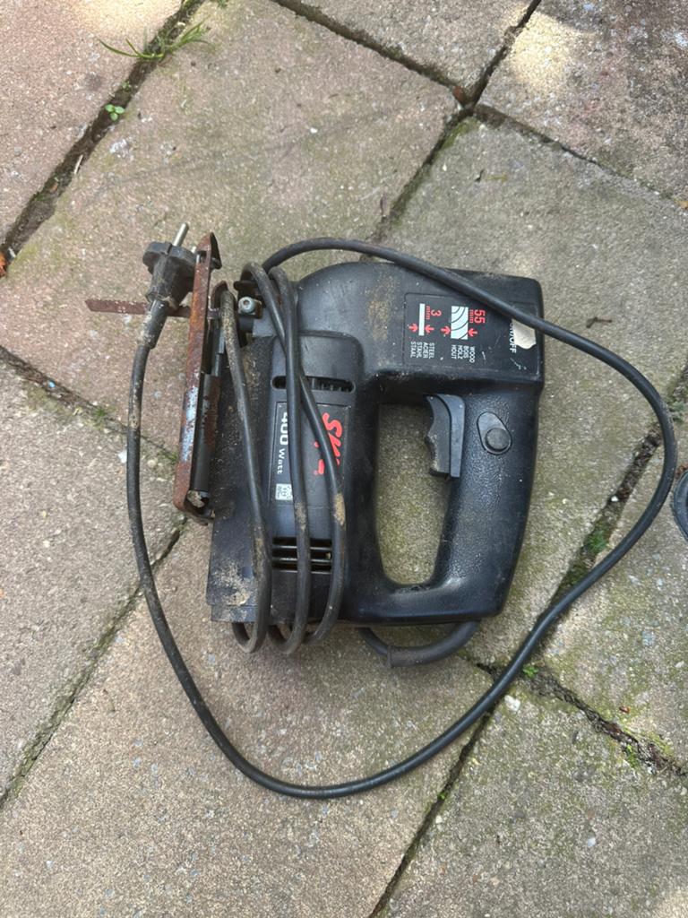 Decoupeerzaag, Ophalen of Verzenden, Zo goed als nieuw, Boormachine