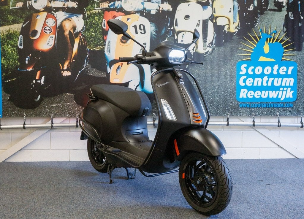 Vespa Sprint S Elettrica Nero Matt 45km/u - 2024, Overige modellen, Maximaal 45 km/u, Elektrisch, Ophalen of Verzenden
