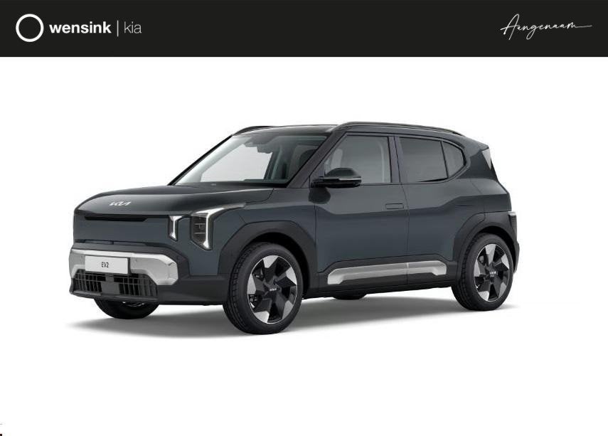 Kia EV2 Plus 42.2 kWh | Stoel- en stuurwielverwarming | 16", Auto's, Kia, Stof, Nieuw, Zilver of Grijs, Te koop