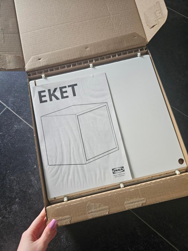 Nieuwe IKEA Eket kubusplank 35x35x35 cm wit, Ophalen of Verzenden