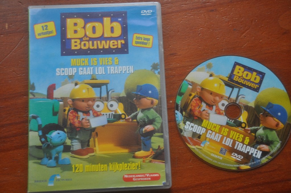 DVD bob de Bouwer Muck is Vies, Alle leeftijden, Overige genres, Overige typen, Zo goed als nieuw