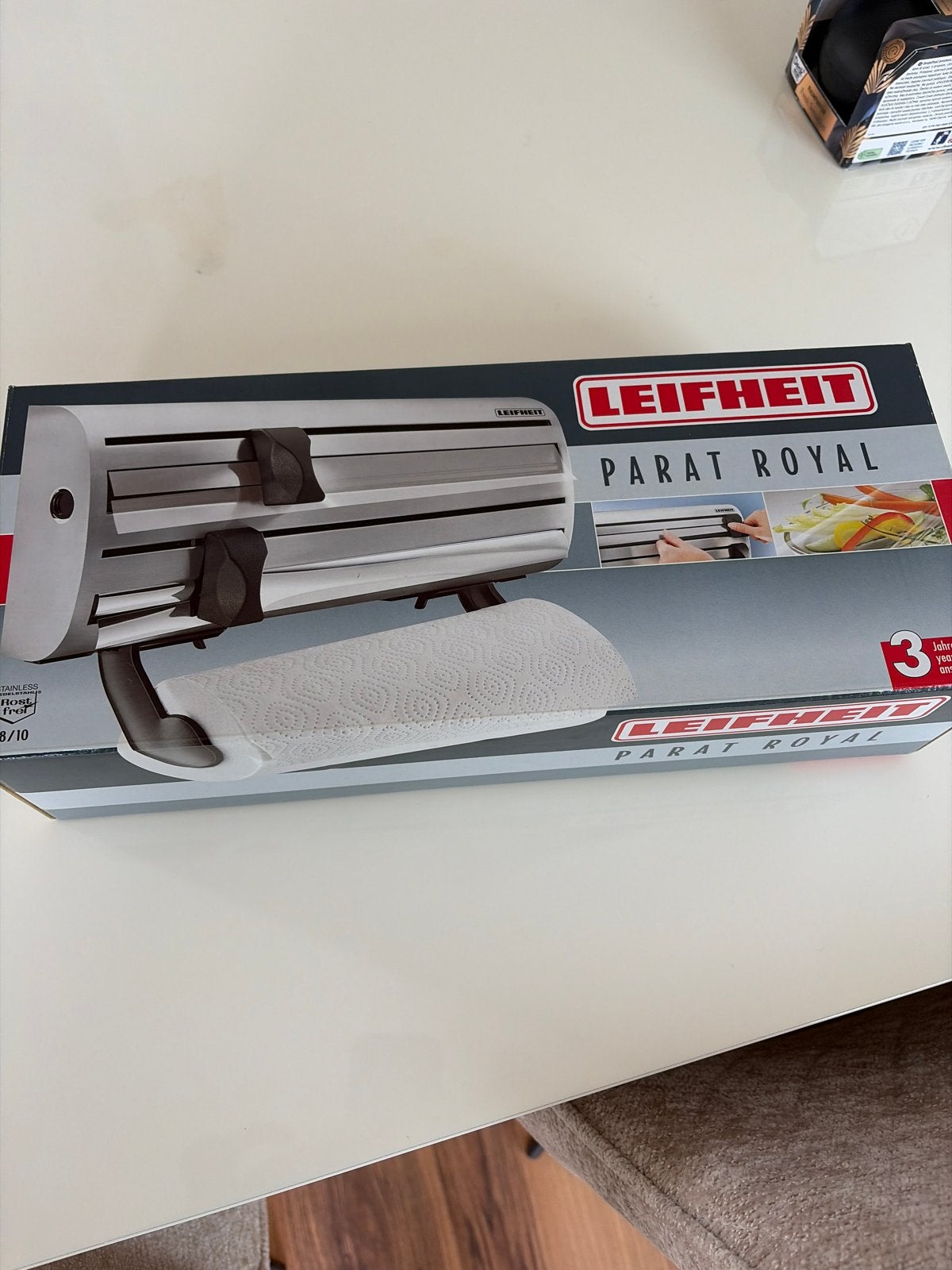 Leifheit Parat Royal Wandrolhouder - Nieuw in doos, Ophalen, Overige typen, Metaal, Overige merken