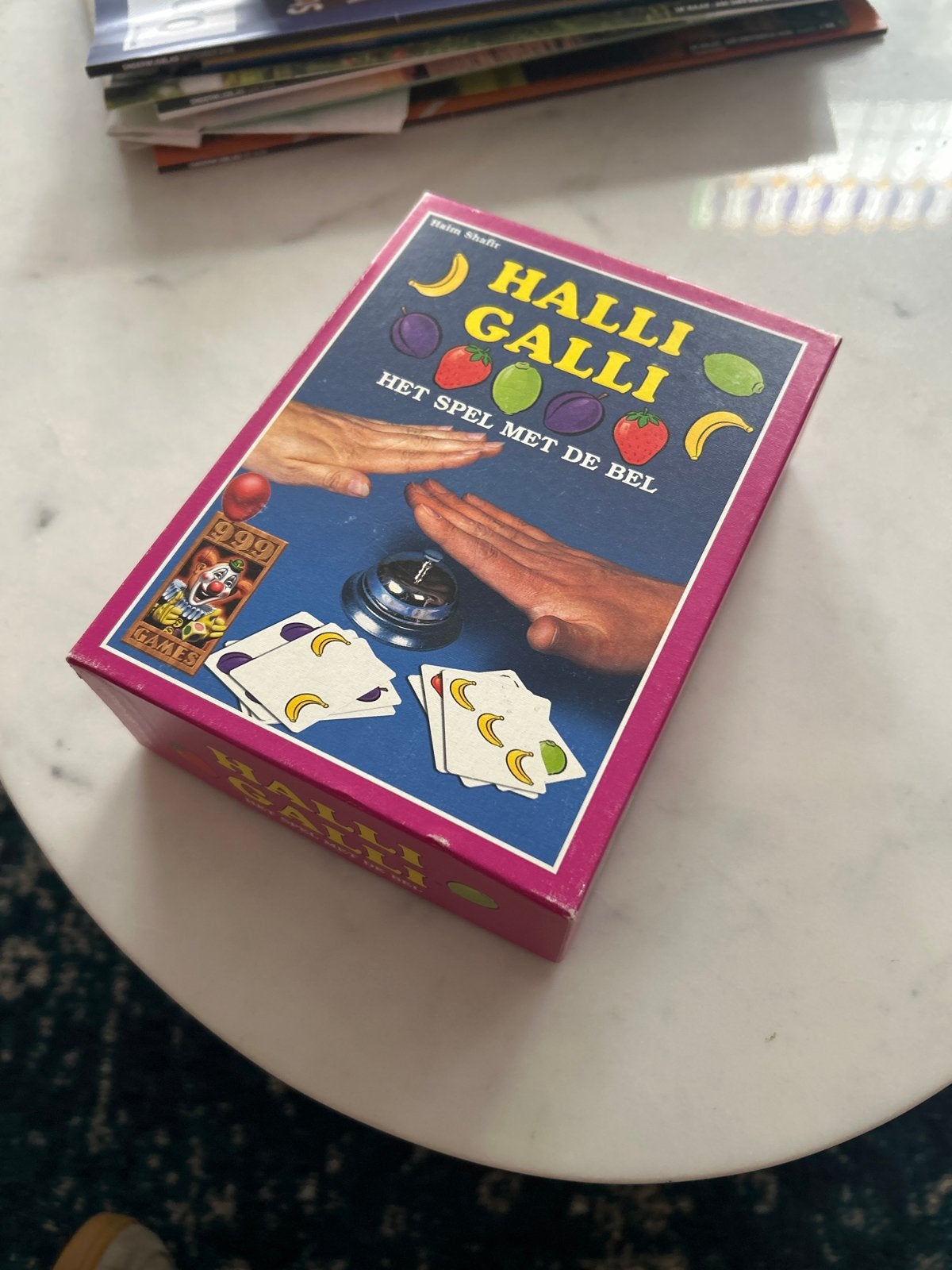 Halligalli - Het snelle kaartspel met de bel, Drie of vier spelers, Ophalen of Verzenden, Gebruikt