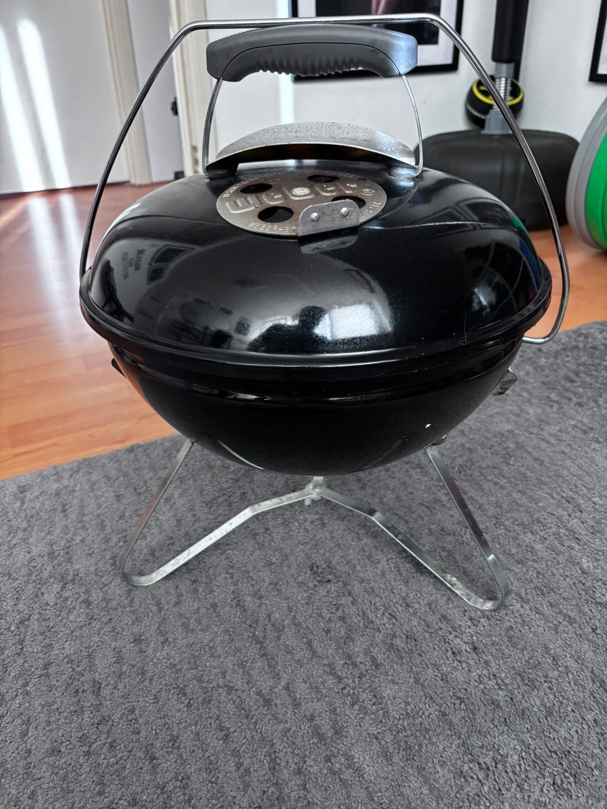 Weber Smokey Joe 37cm. BBQ, Tuin en Terras, Houtskoolbarbecues, Ophalen, Zo goed als nieuw
