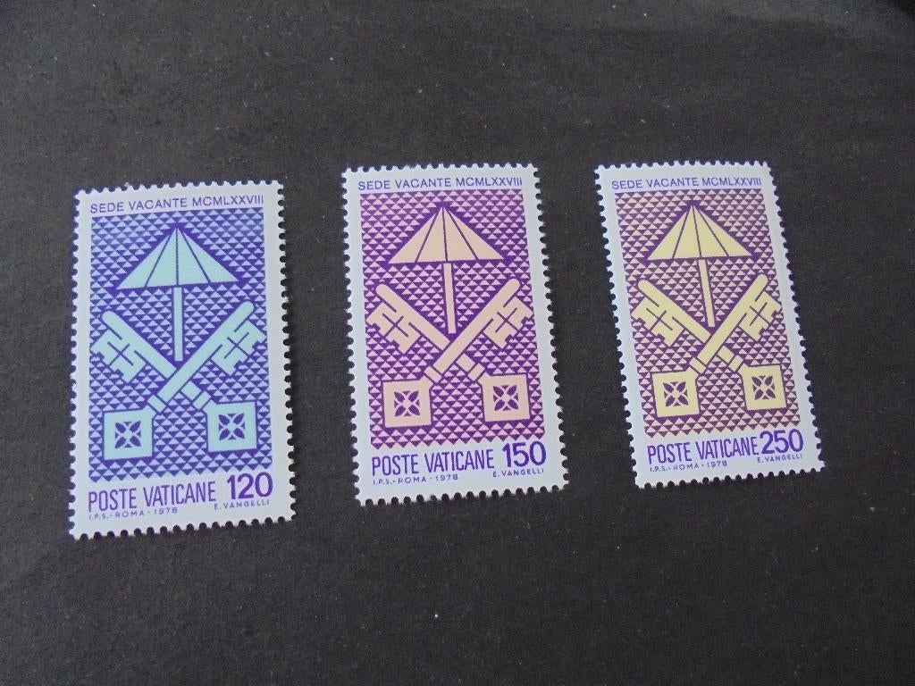 Vaticaan Mi:726/728 postfris, Verzenden, Postfris