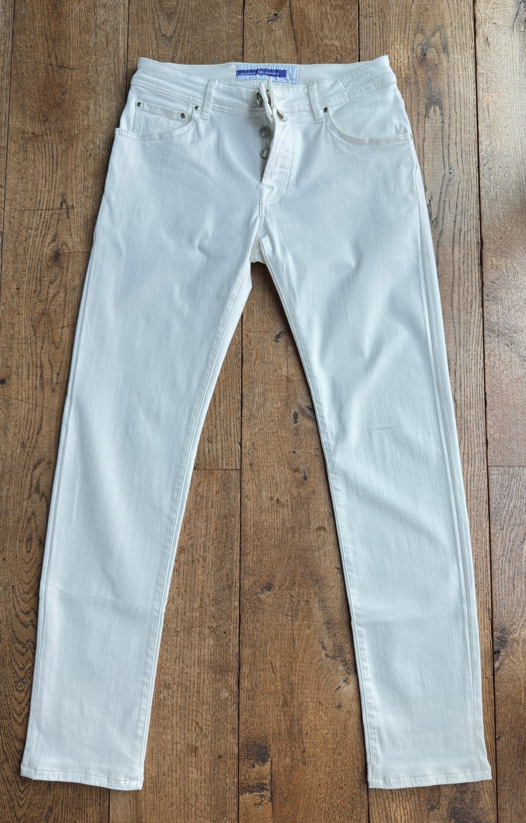 Nieuwe heren gebroken witte orginele Jacob Cohën broek, Ophalen of Verzenden, Zo goed als nieuw, Wit, Overige jeansmaten