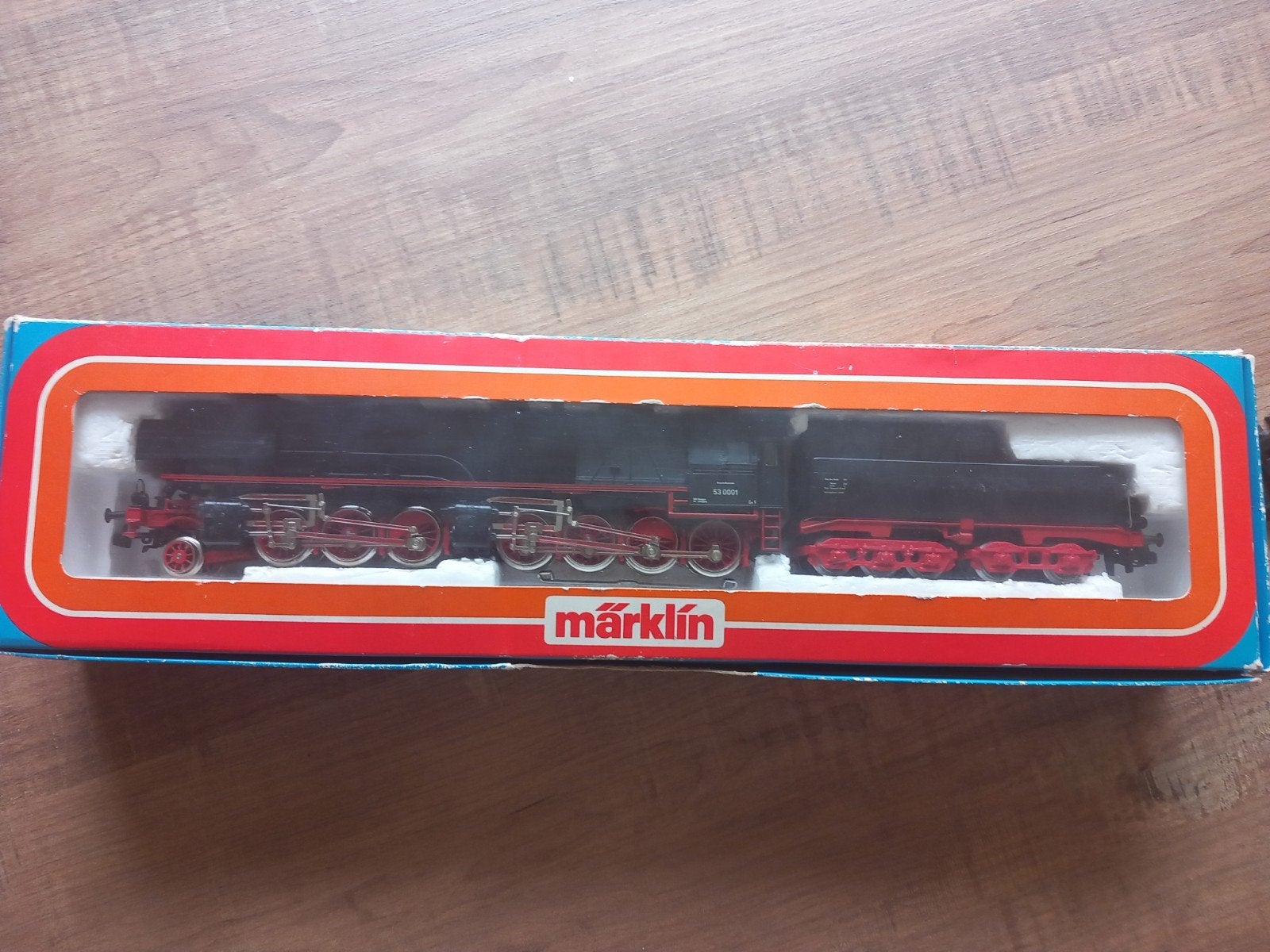 stoomlokomotief Marklin in nieuwstaat, Wisselstroom, Wagon, Ophalen of Verzenden, Zo goed als nieuw