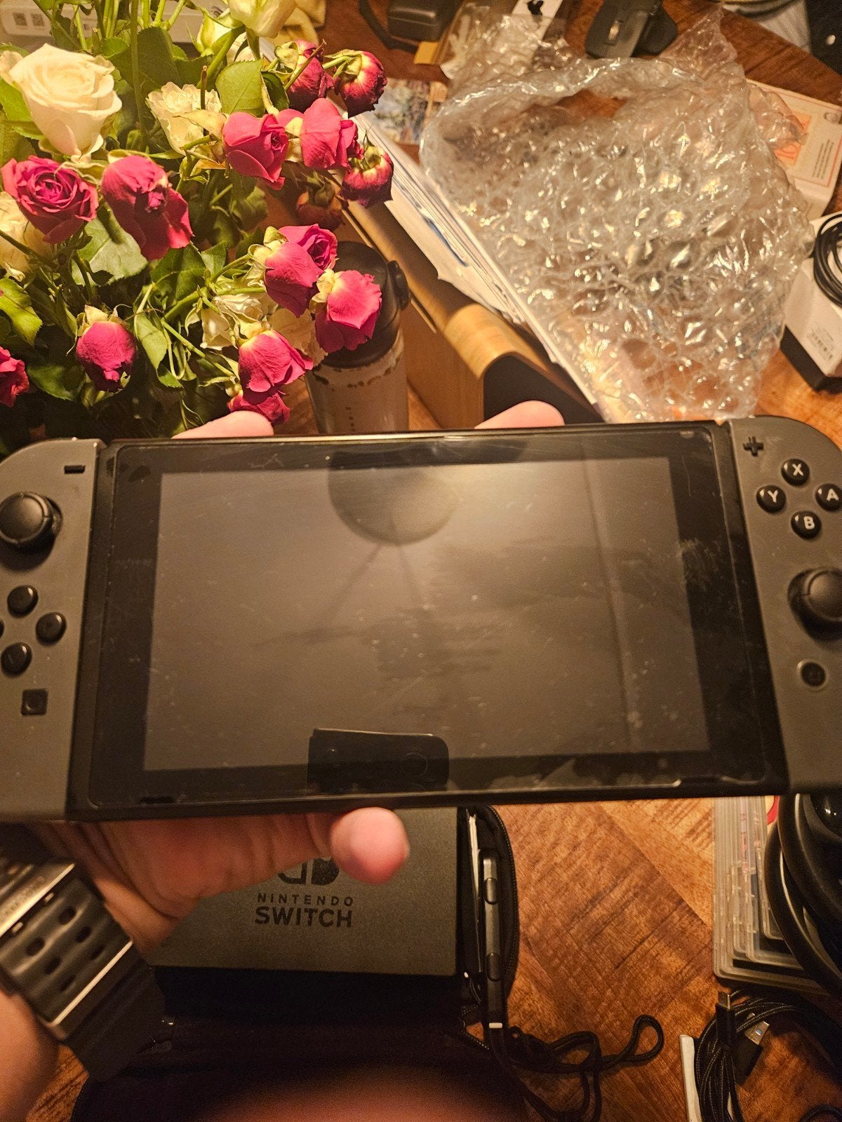 Nintendo switch V1 unpatched versie te koop, Spelcomputers en Games, Ophalen of Verzenden, Zo goed als nieuw, Met 2 controllers