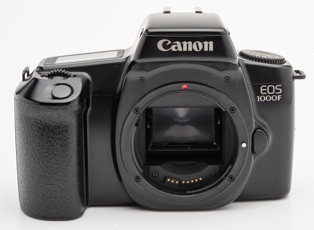 Retro Analoge Canon EOS 1000F Body Spiegelreflexcamera, Ophalen, Zo goed als nieuw, Spiegelreflex, Canon