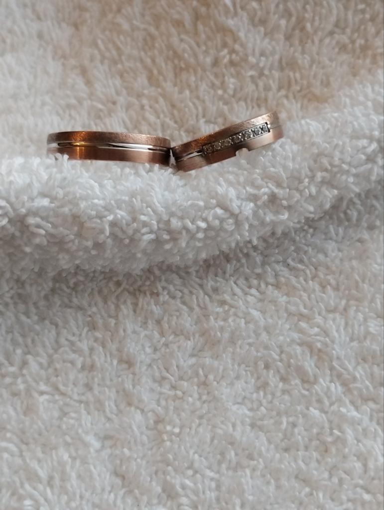 Mooie ringen rose' goud plating 9 karaat goud, Sieraden, Tassen en Uiterlijk, Ringen, Verzenden, Nieuw, Dame of Heer, Goud