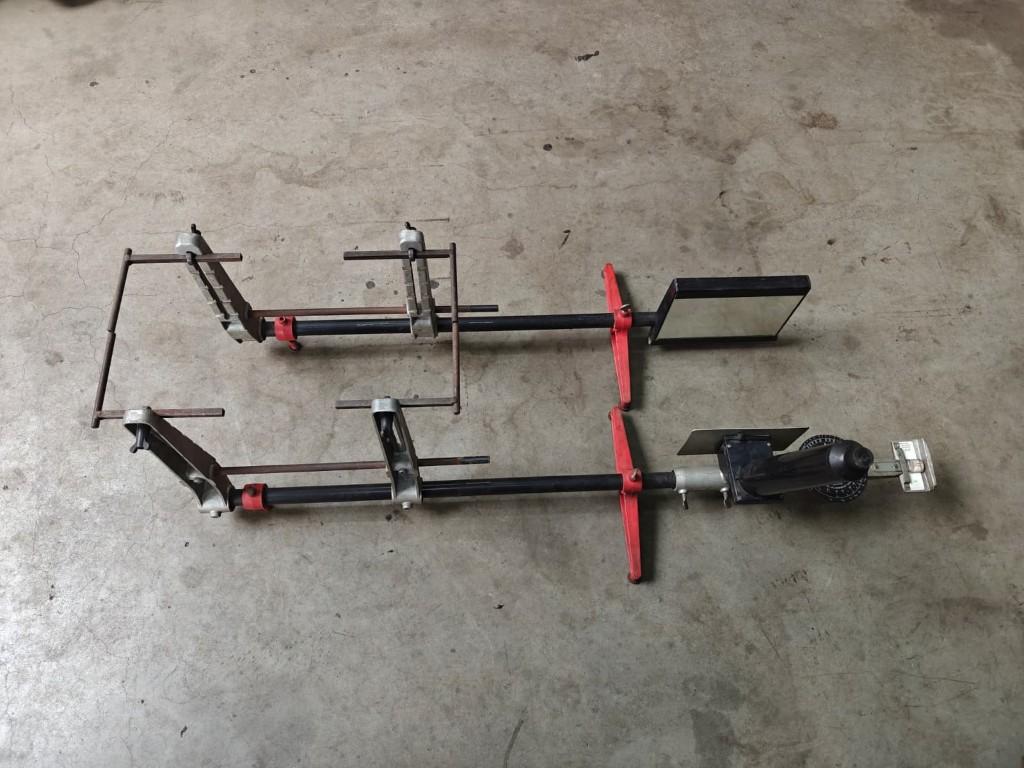 Dunlop AGO40 Optical Alignment gauge uitlijn set, Auto diversen, Autogereedschap, Ophalen, Dunlop, ., Zo goed als nieuw