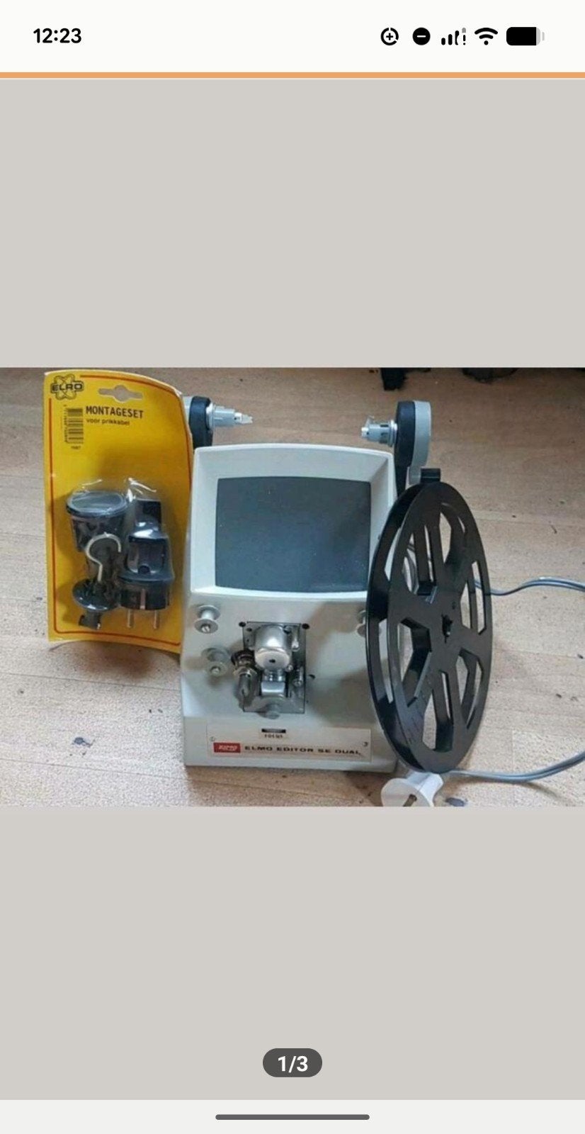 Elmo 8mm Editor SE Dual - Vintage Film Bewerker, Ophalen of Verzenden, Gebruikt, Overige typen