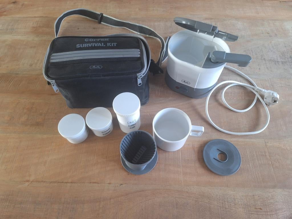 Melitta Camping Koffiezetapparaat - Coffee Survival Kit, Gebruikt, Overige modellen, Gemalen koffie, Ophalen of Verzenden