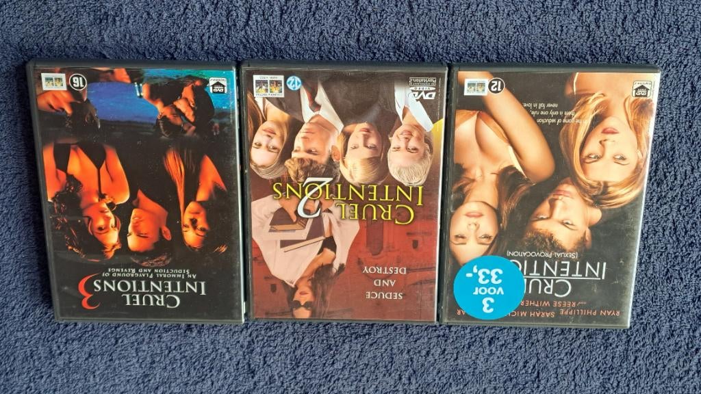 Cruel Intentions Trilogy "Ryan Phillippe, Reese Witherspoon", Alle leeftijden, Ophalen of Verzenden, Zo goed als nieuw, Actiethriller
