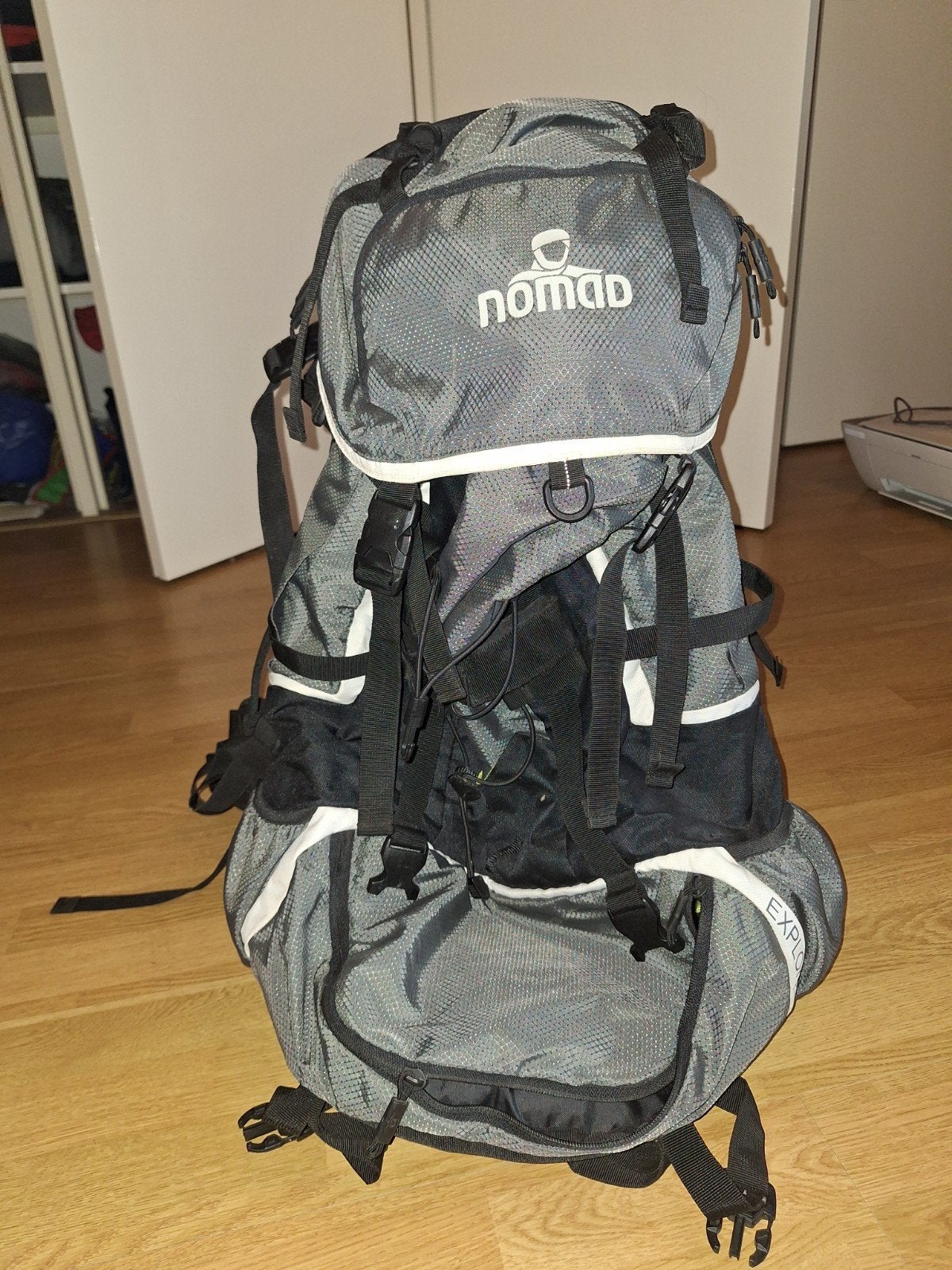 Nomad Explorer 70 L rugzak, 30 cm of meer, Gebruikt, Zwart, Ophalen of Verzenden