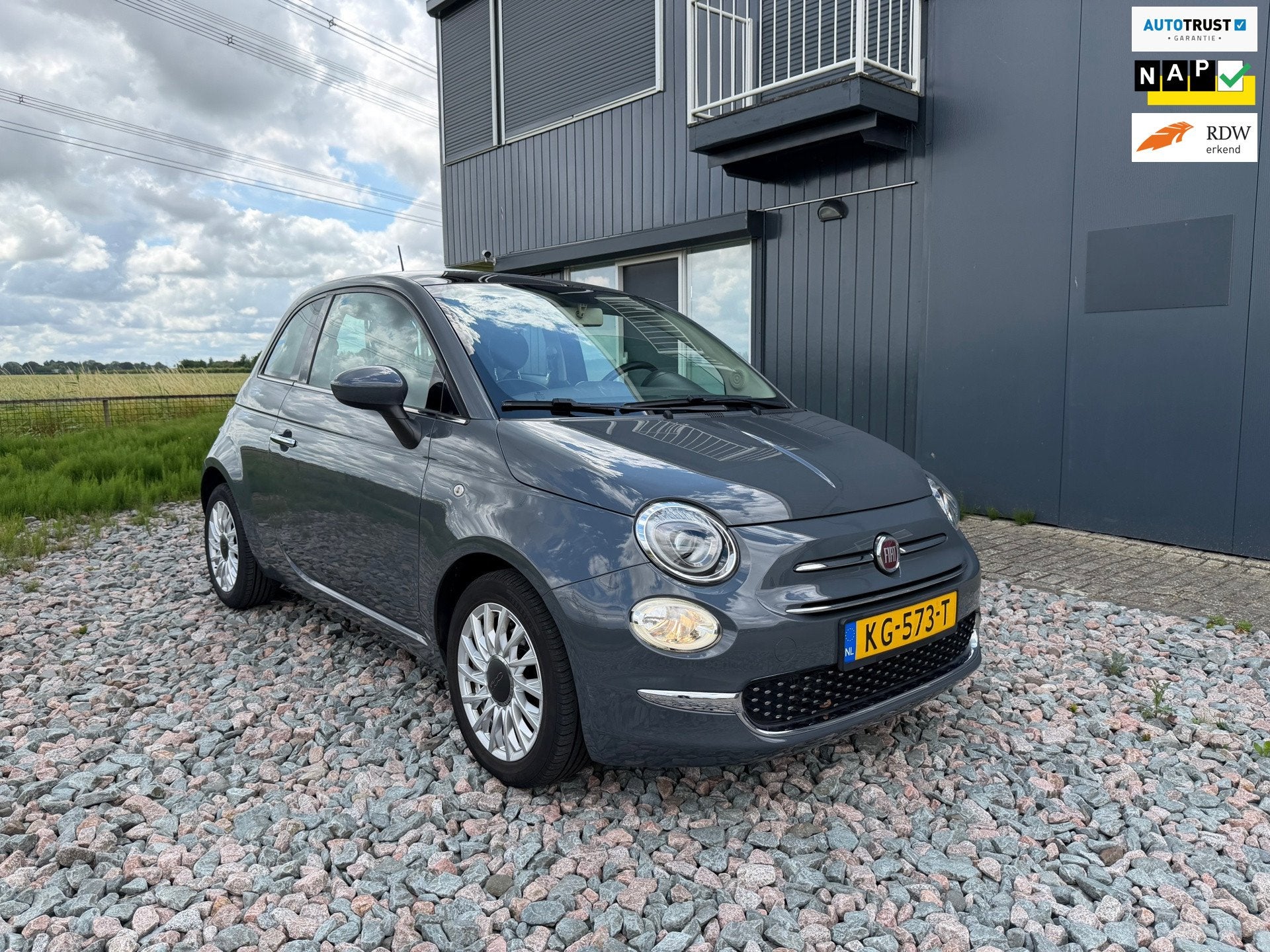 Fiat 500 0.9 TwinAir Turbo Lounge, Voorwielaandrijving, Gebruikt, 905 kg, Origineel Nederlands