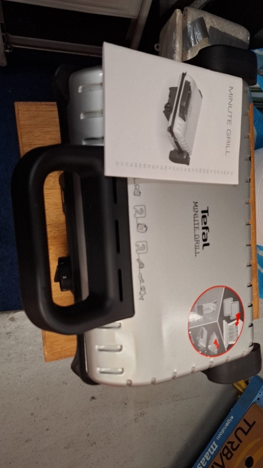 Nieuwe Tefal Minute Grillplaat - Ongebruikt, Ophalen of Verzenden, Nieuw, Tafelgrill