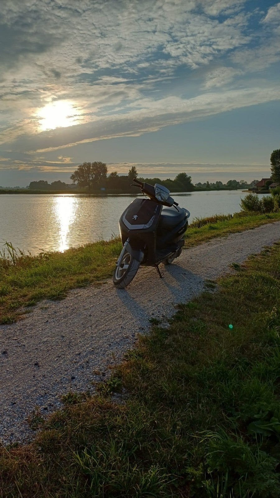 Peugeot vivacity 50cc blauw kenteken, Ophalen, Tweetakt, Gebruikt, 50 cc