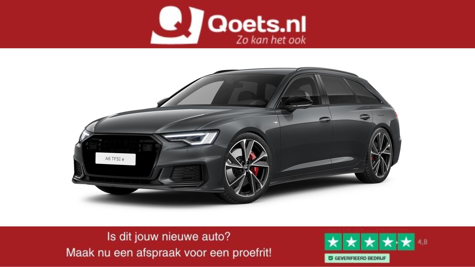 Audi A6 Avant 55 TFSI e quattro Trekhaak - Adaptieve Cruise, Auto's, Automaat, Dealer onderhouden, Gebruikt, 4 cilinders