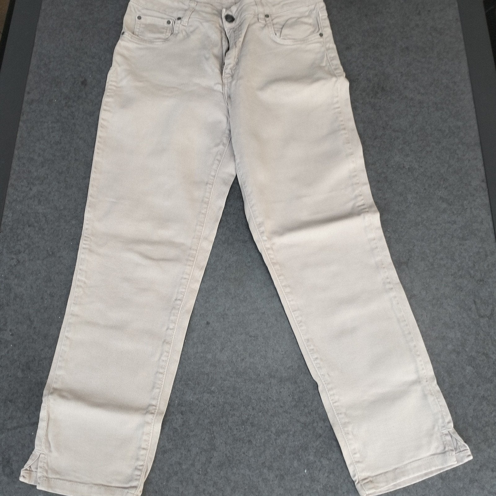 Zizo beige Capri jeans mt w 38 L 26 in zgan staat, Zizo, Overige kleuren, Ophalen of Verzenden, Zo goed als nieuw