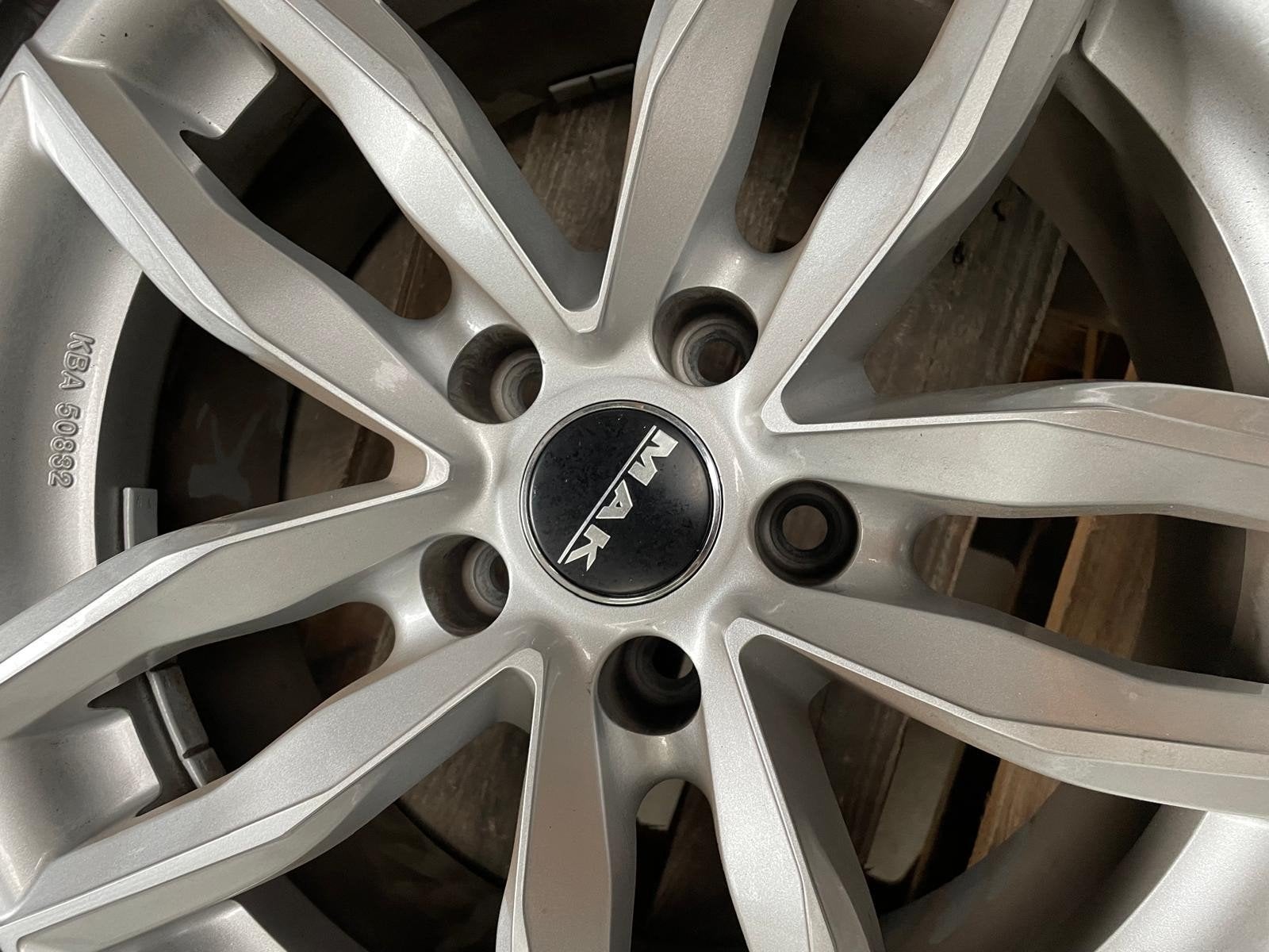 Mak velgen met winterbanden Audi A5, Ophalen, Gebruikt, Velg(en), 17 inch