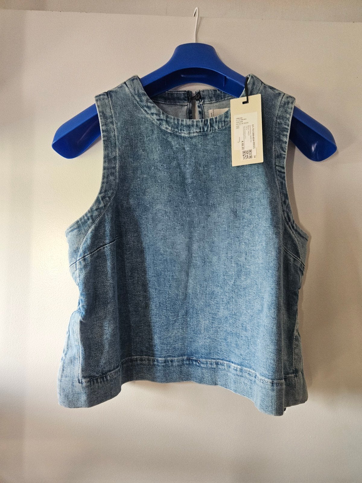 YAYA Denim Top Mouwloos - Nieuw maat 38, Maat 38/40 (M), Van der Madeweg 13, 1114 AM Amsterdam-Duivendrecht, Nederland, Nieuw