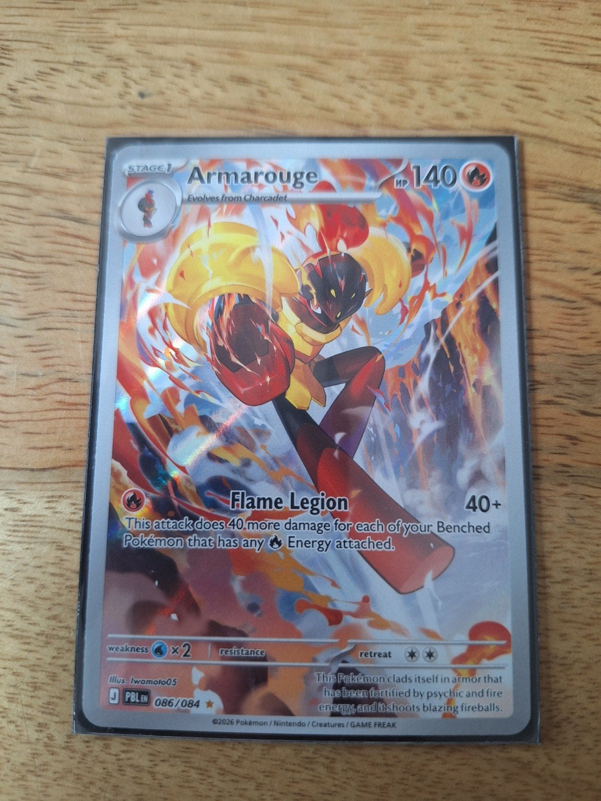 Armarouge 086/084 Reverse Holo Pokémon Kaart, Ophalen of Verzenden