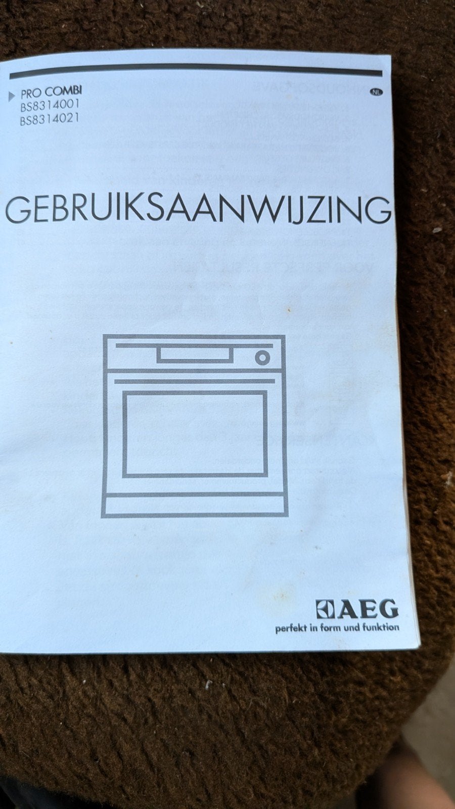 AEG Combi-stoomoven, Ophalen, Gebruikt, Hete lucht, AEG