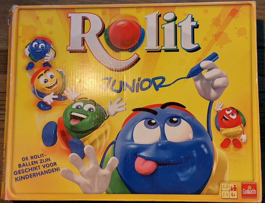 Rolit Junior Bordspel, Drie of vier spelers, Ophalen of Verzenden, Gebruikt, Goliath