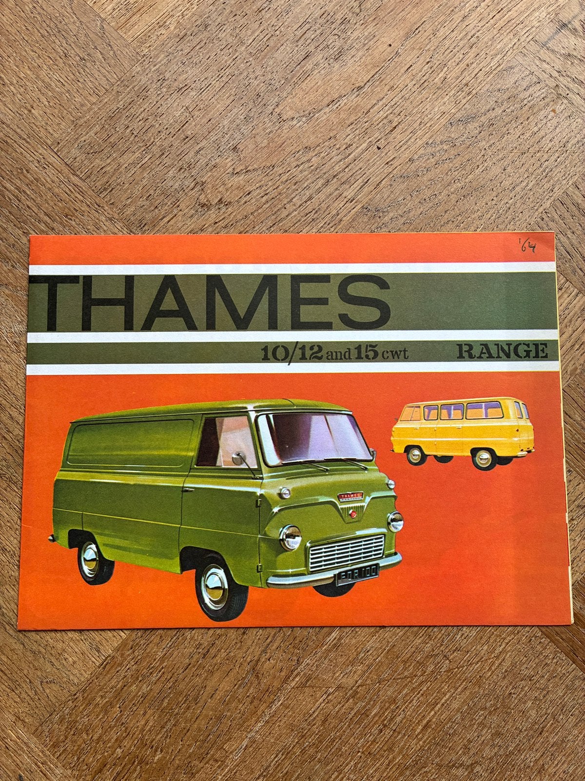 Thames 10/12 en 15 cwt range brochure, Verzenden, Zo goed als nieuw, Overige merken