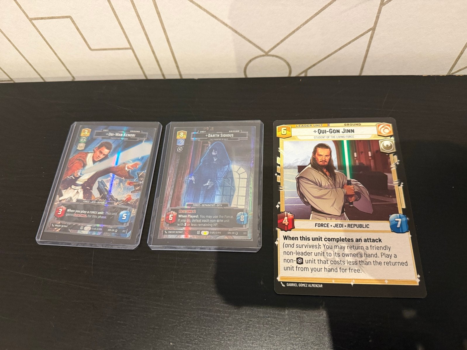 Star Wars Unlimited: 3 Speciale Kaarten (Obi-Wan, Darth Sidi, Ophalen of Verzenden, Nieuw