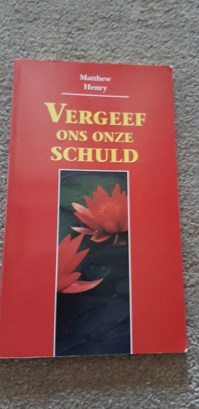 Matthew Henry - Vergeef ons onze schuld, Boeken, Ophalen of Verzenden, Zo goed als nieuw, Matthew Henry