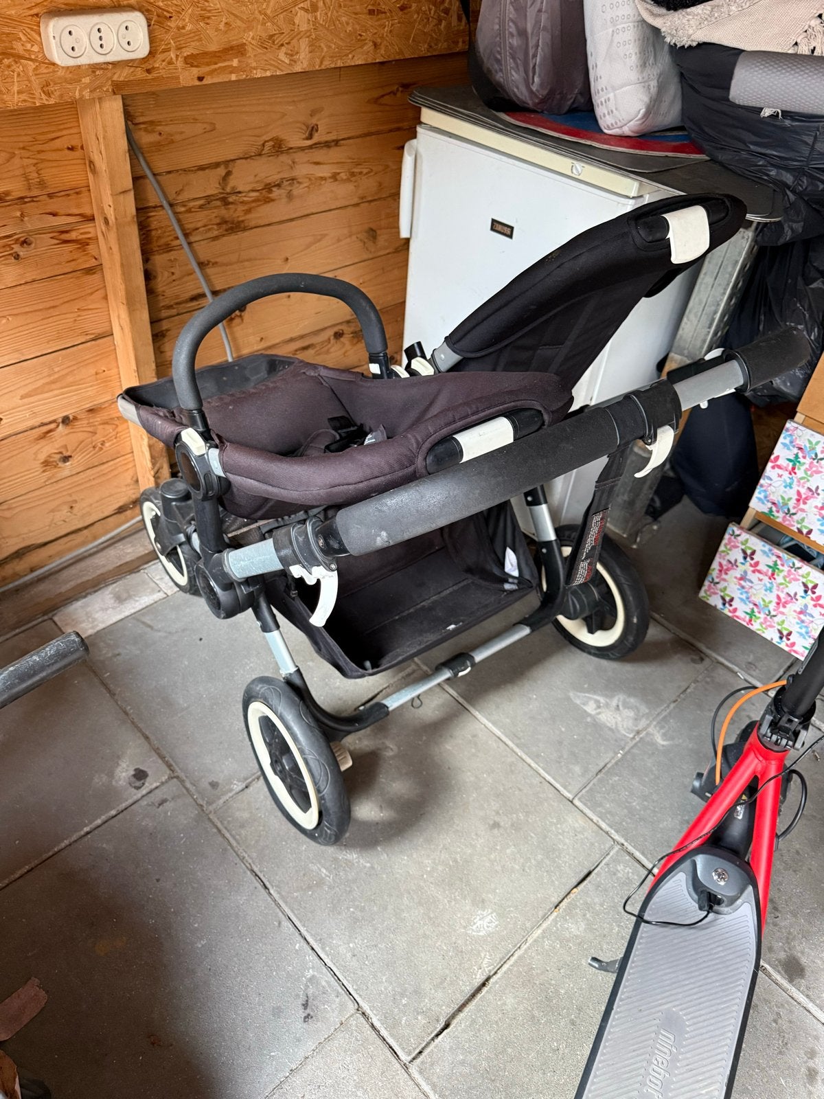 Bugaboo Donkey Duo kinderwagen - Zwart/Grijs, Gebruikt, Ophalen of Verzenden, Combiwagen, Duowagen