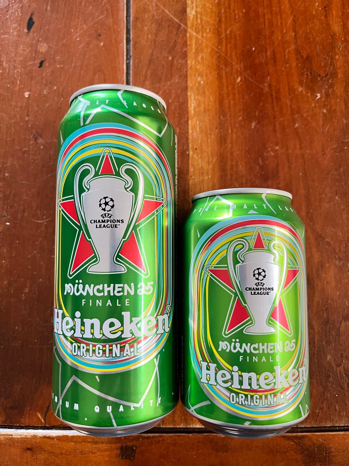 Heineken Champions League München 2025 Finale Blikjes, Ophalen of Verzenden, Nieuw, Verpakking