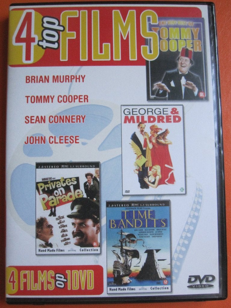 4 Top Films (4 films op 1 DVD), Engels, Nederlands, Ophalen of Verzenden, Zo goed als nieuw
