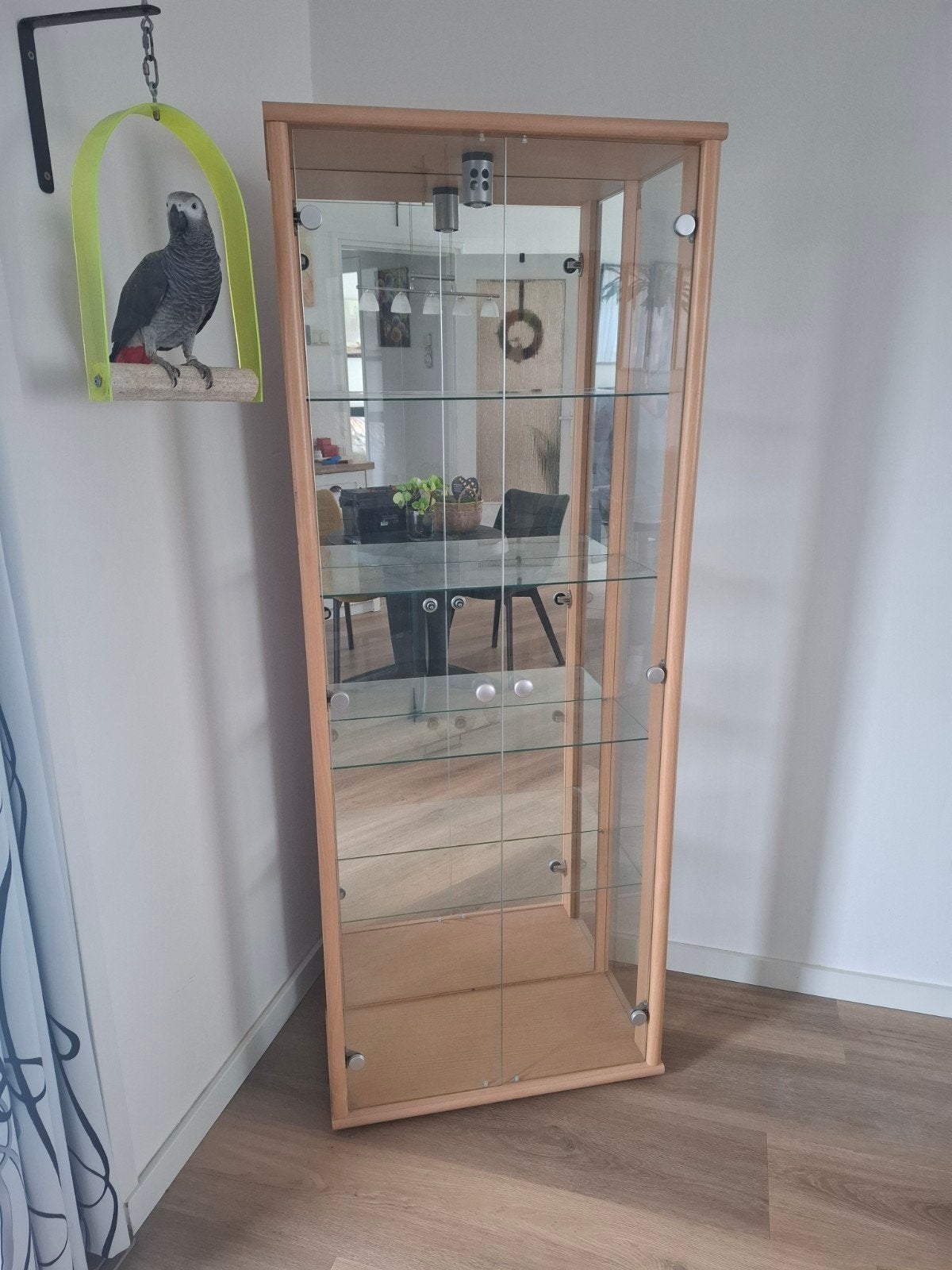 vitrinekast, Ophalen, 50 tot 100 cm, Zo goed als nieuw, 150 tot 200 cm