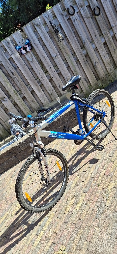 Raleigh mountainbike (excl slot), Gebruikt, 10 tot 15 versnellingen, 53 tot 57 cm, Ophalen