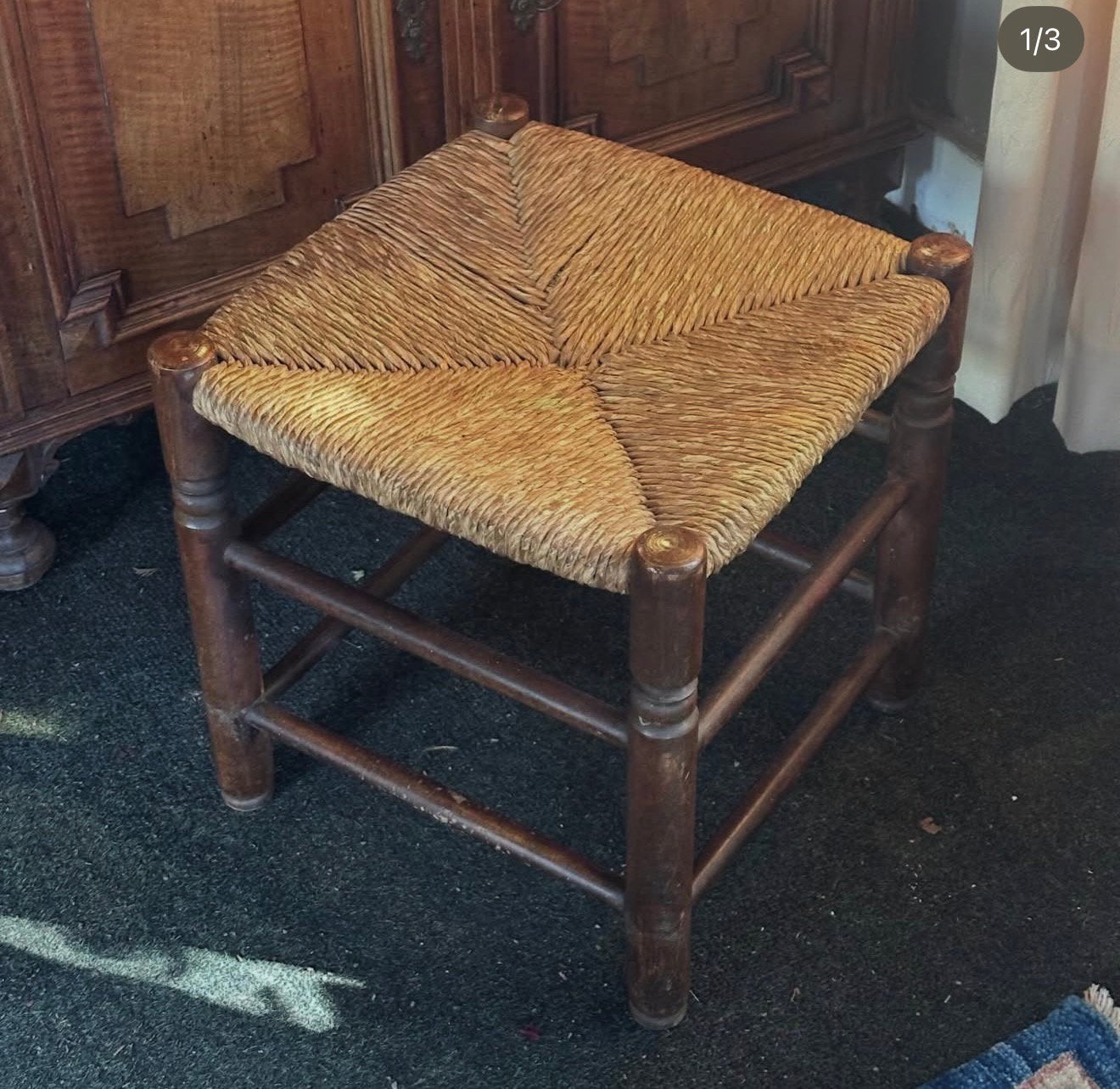 houten krukje, Ophalen