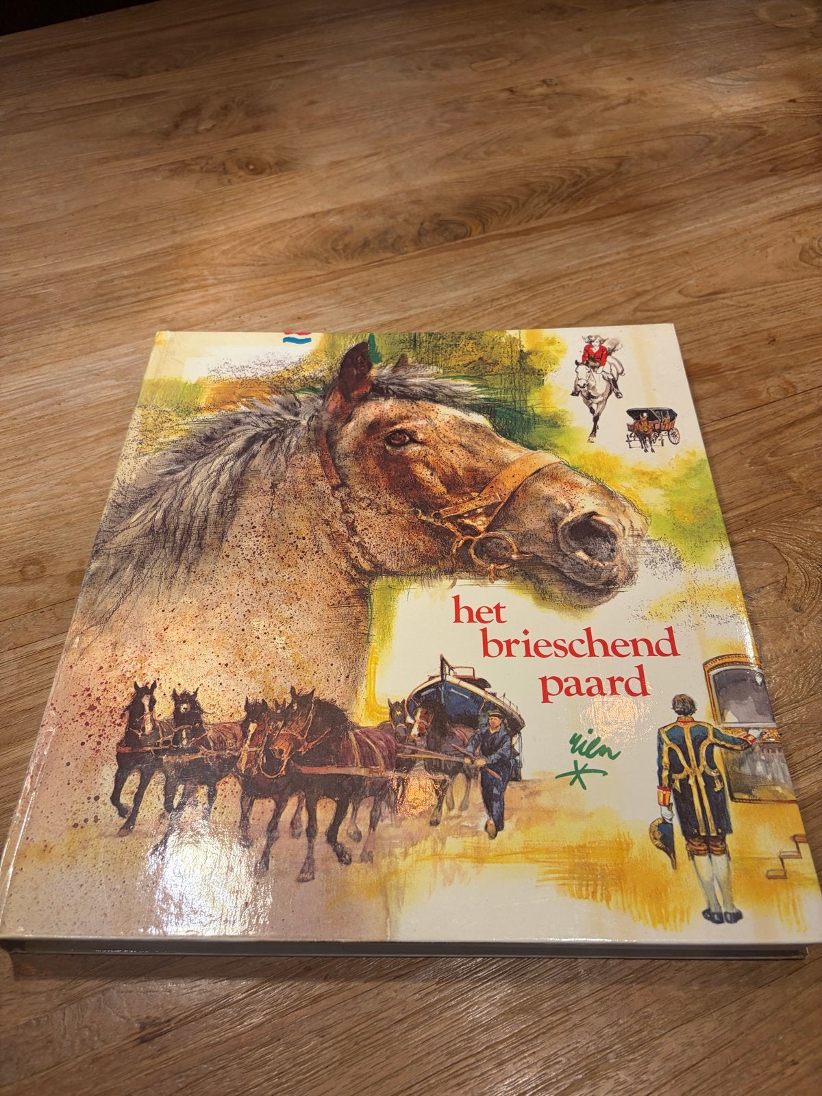 Het Brieschend Paard - Rien Poortvliet (1978), Ophalen of Verzenden, Zo goed als nieuw, Plaatjesalbum