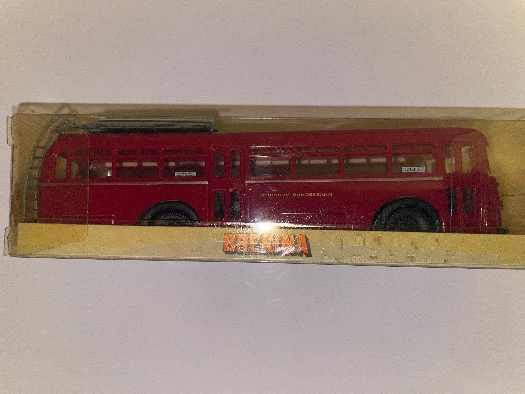 Büssing 6500T bus Deutsche Bundesbahn HO 1:87 Brekina 59105, Ophalen of Verzenden, Nieuw, Bus of Vrachtwagen, Brekina