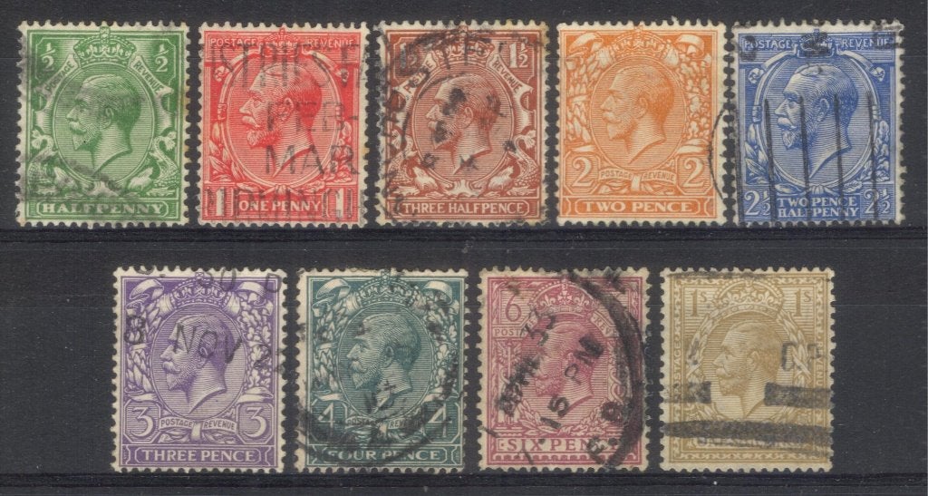 Engeland (1), Verzenden, Gestempeld
