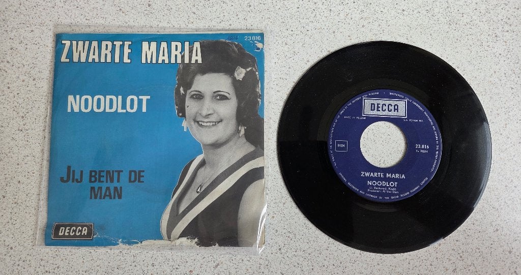 Single Zwarte Maria - Noodlot, Ophalen of Verzenden, Gebruikt, Overige formaten, Levenslied of Smartlap