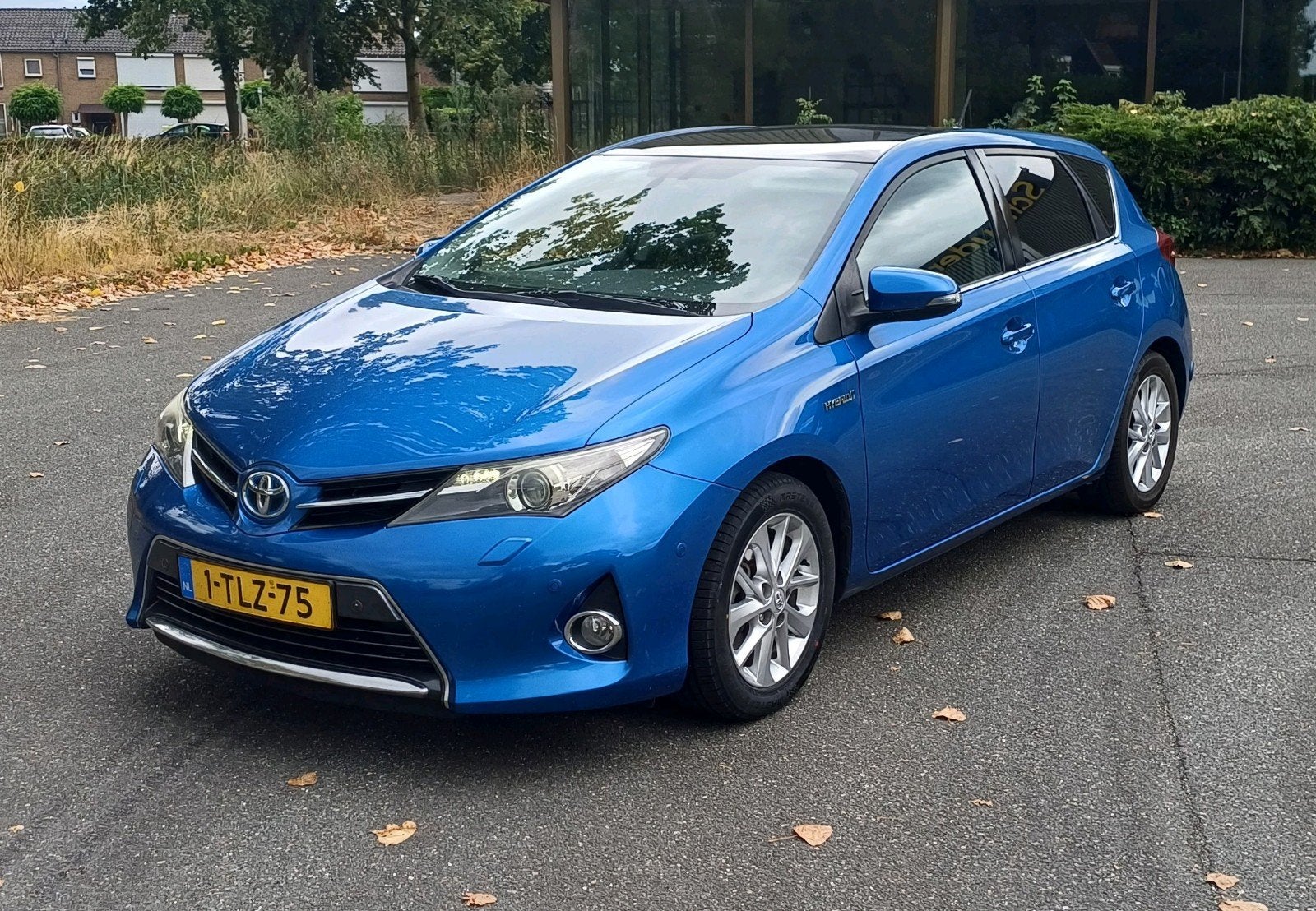 Toyota Auris 1.8 Hybrid 73KW 5D 2014 Blauw, Stof, Zwart, Blauw, Origineel Nederlands