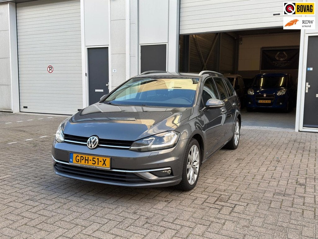Volkswagen Golf Variant 2.0 TDI DSG Highline Led Xenon Massa, Auto's, Volkswagen, Stof, Gebruikt, Euro 6, 4 cilinders
