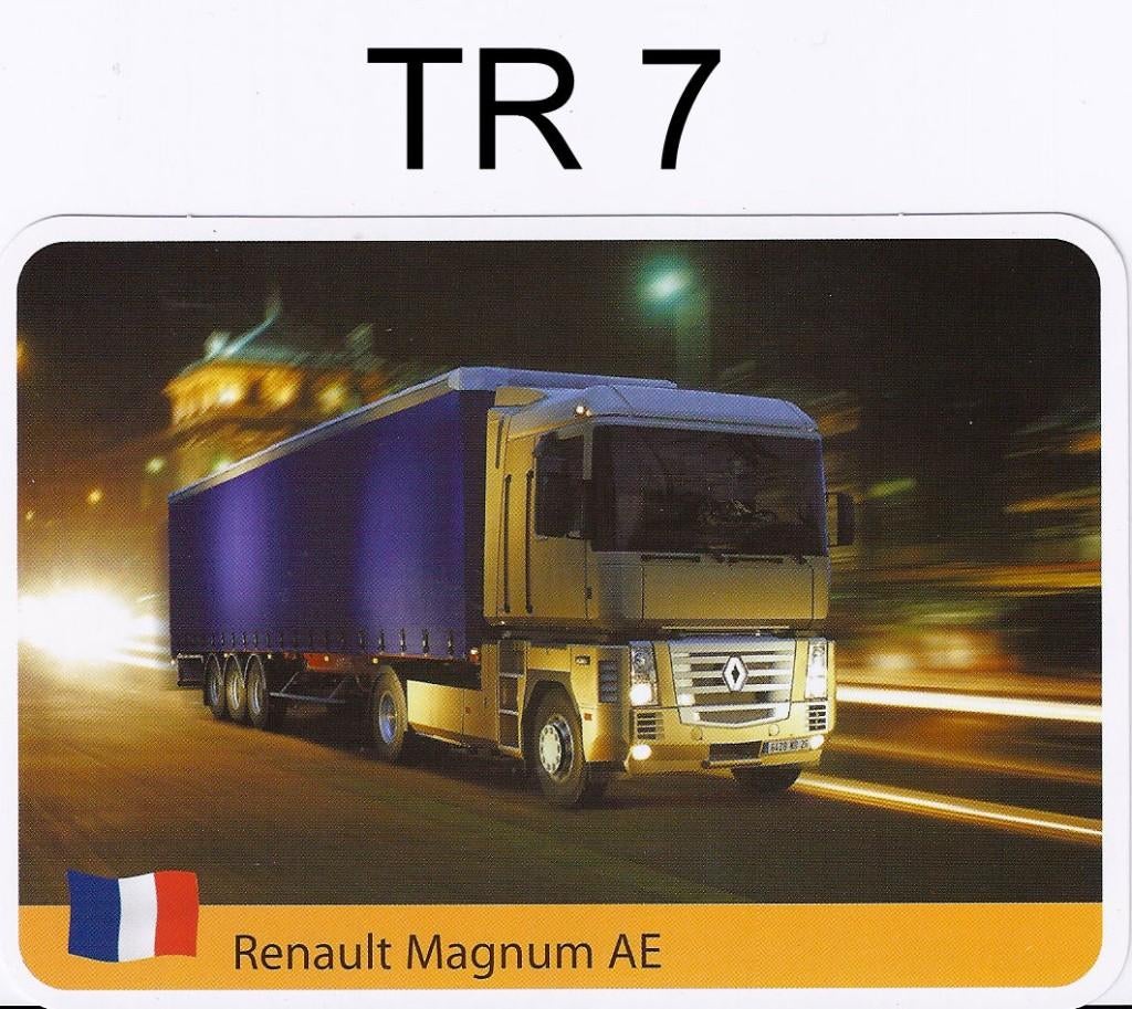 W214 autokaart TR7 truck renault magnum ae, Ophalen of Verzenden, Zo goed als nieuw, Auto's