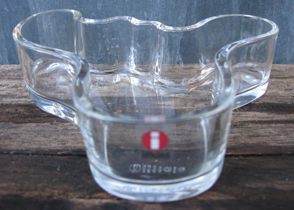 ALVAR AALTO IITALA SCHAAL GLAS, Ophalen of Verzenden