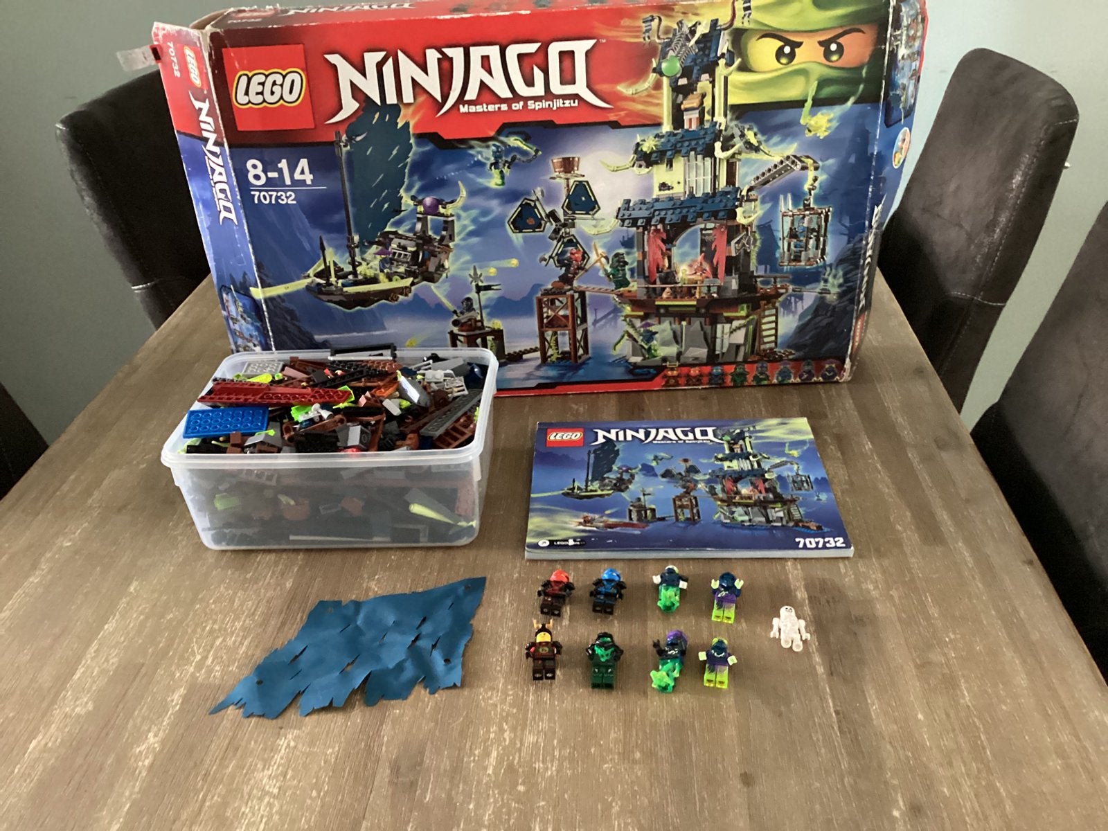 Lego ninjago De Stad Stiix 70732 compleet, Kinderen en Baby's, Speelgoed | Duplo en Lego, Gebruikt, Verzenden, Lego, Compleet